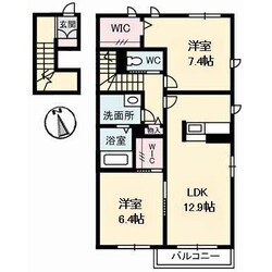 グランドール川口　Ｂ棟の物件間取画像